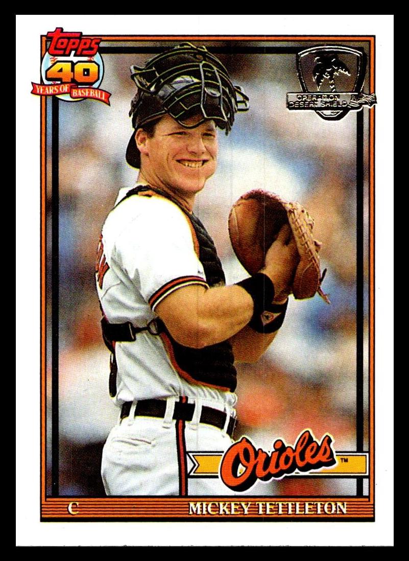 1991 Mickey Tettleton #385