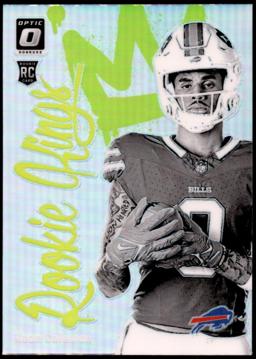2024 Panini Donruss Optic Rookie Kings Keon Coleman #13 card