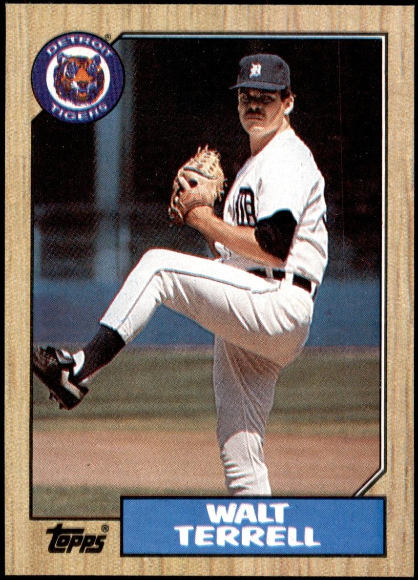 1987 Topps Walt Terrell #72 card