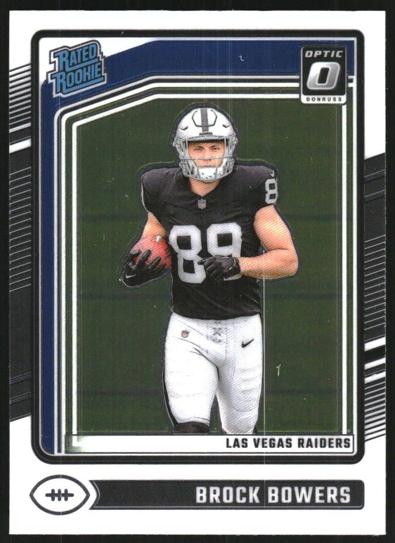 Brock Bowers 2024 Donruss Optic Football card