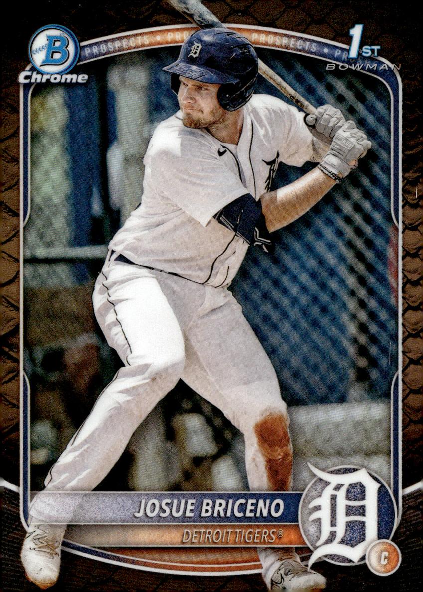 Josue Briceno 2025 Bowman Chrome Prospects card