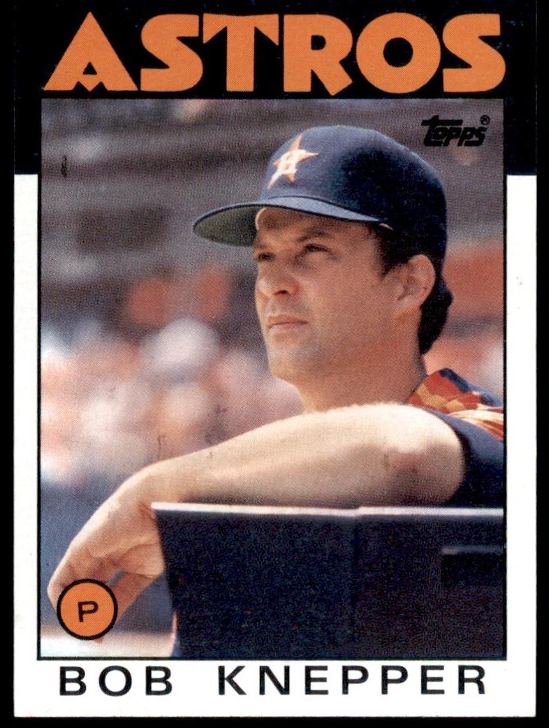 1986 Topps Bob Knepper #590 card