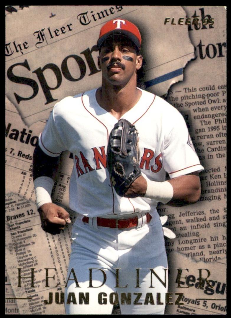 1995 Juan Gonzalez #10