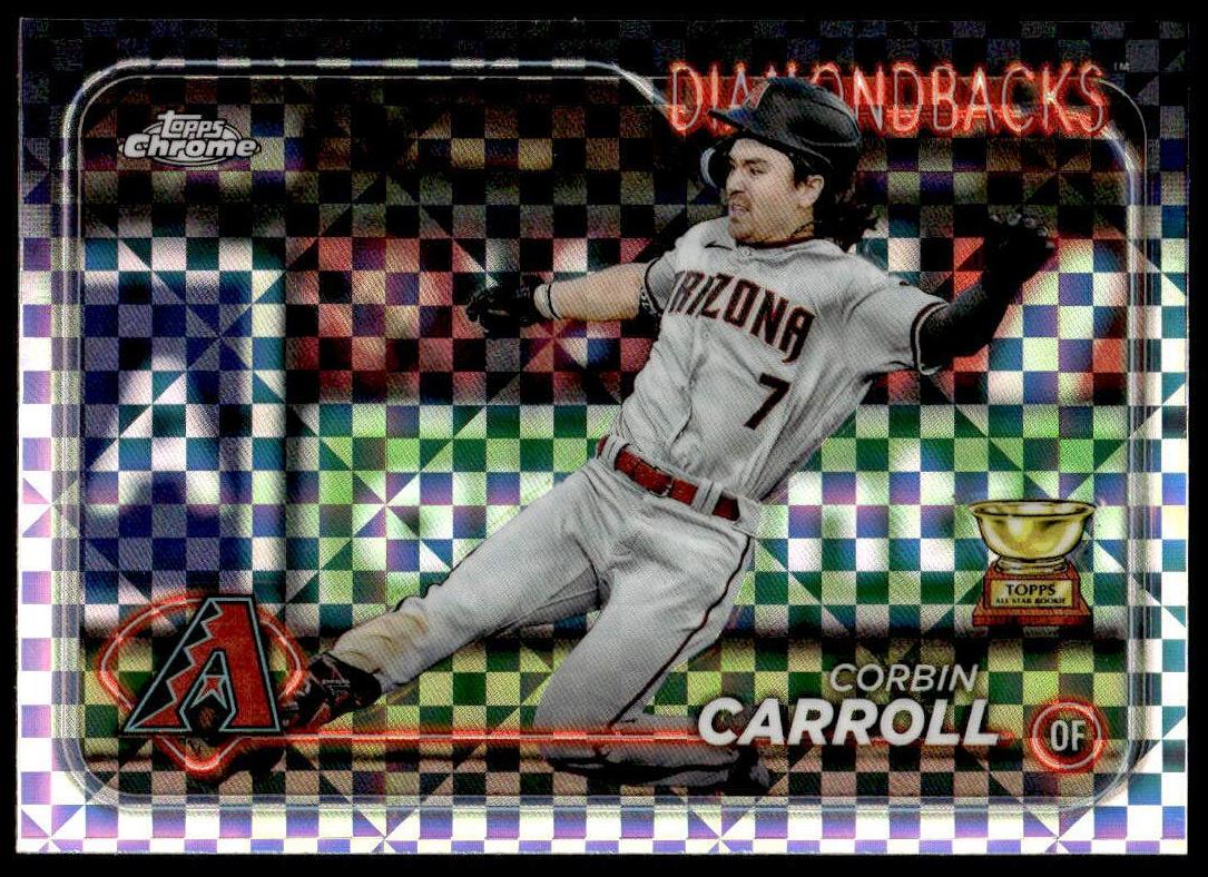 Corbin Carroll 2024 Topps Chrome Baseball card