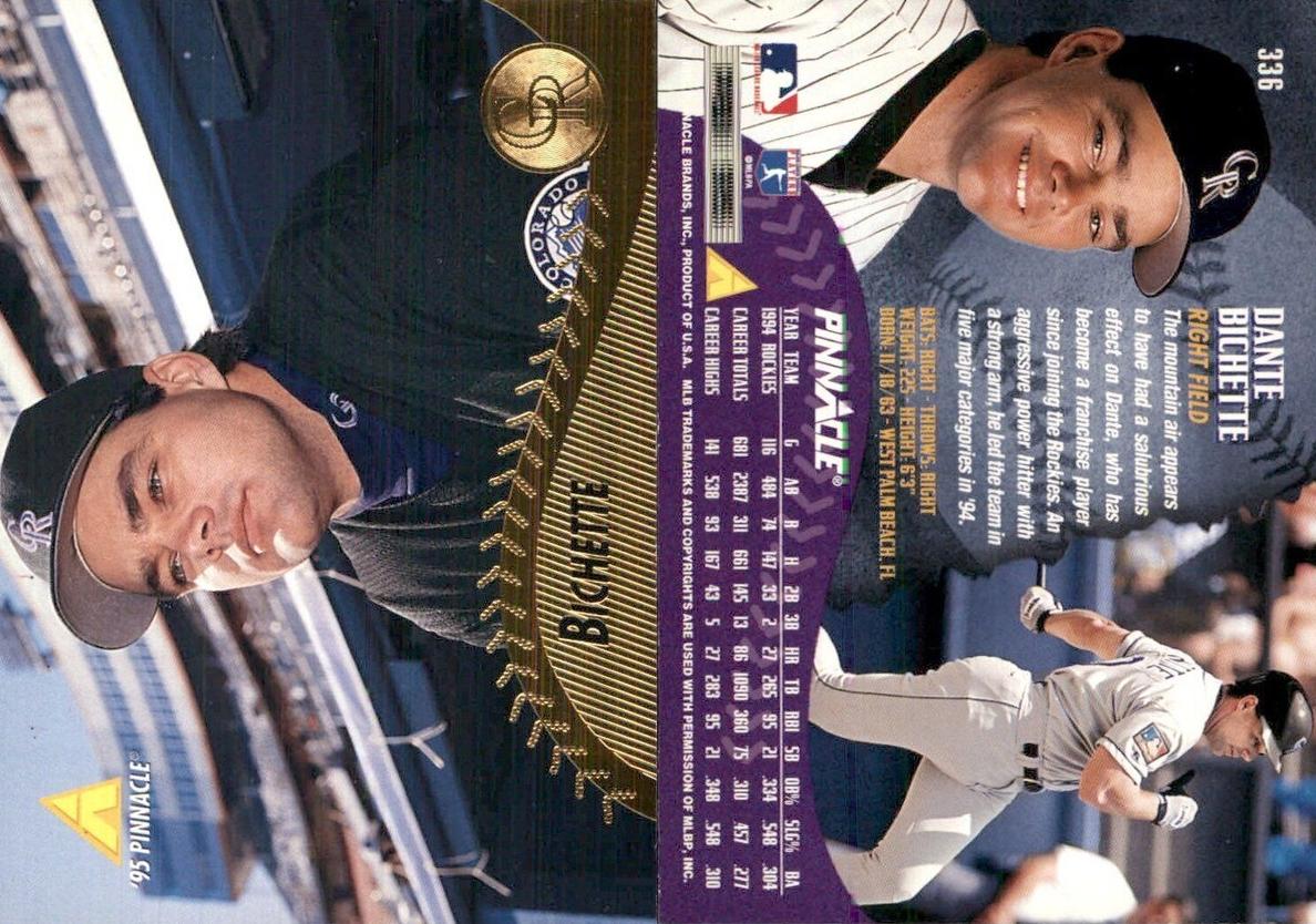 1995 Dante Bichette #336