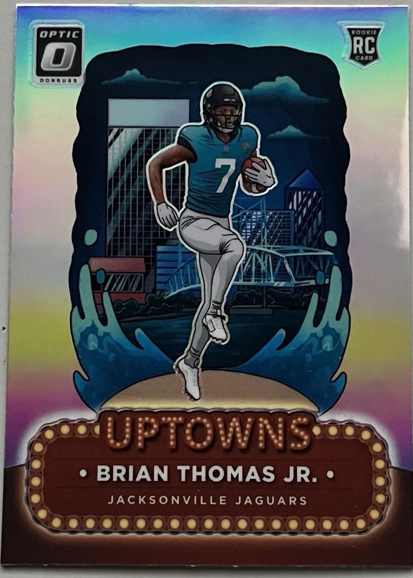 2024 Panini Donruss Optic Uptowns Brian Thomas Jr. #12 card