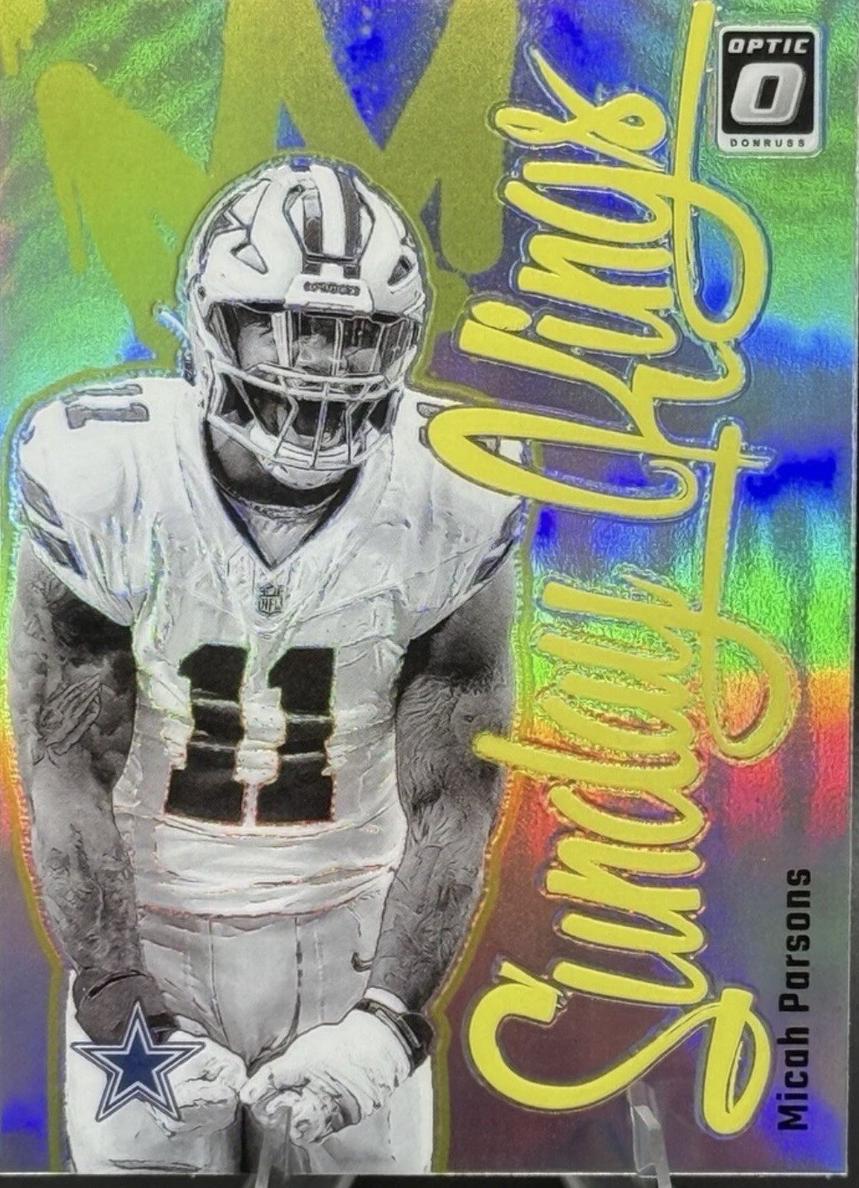 Micah Parsons 2024 Donruss Optic Sunday Kings Football