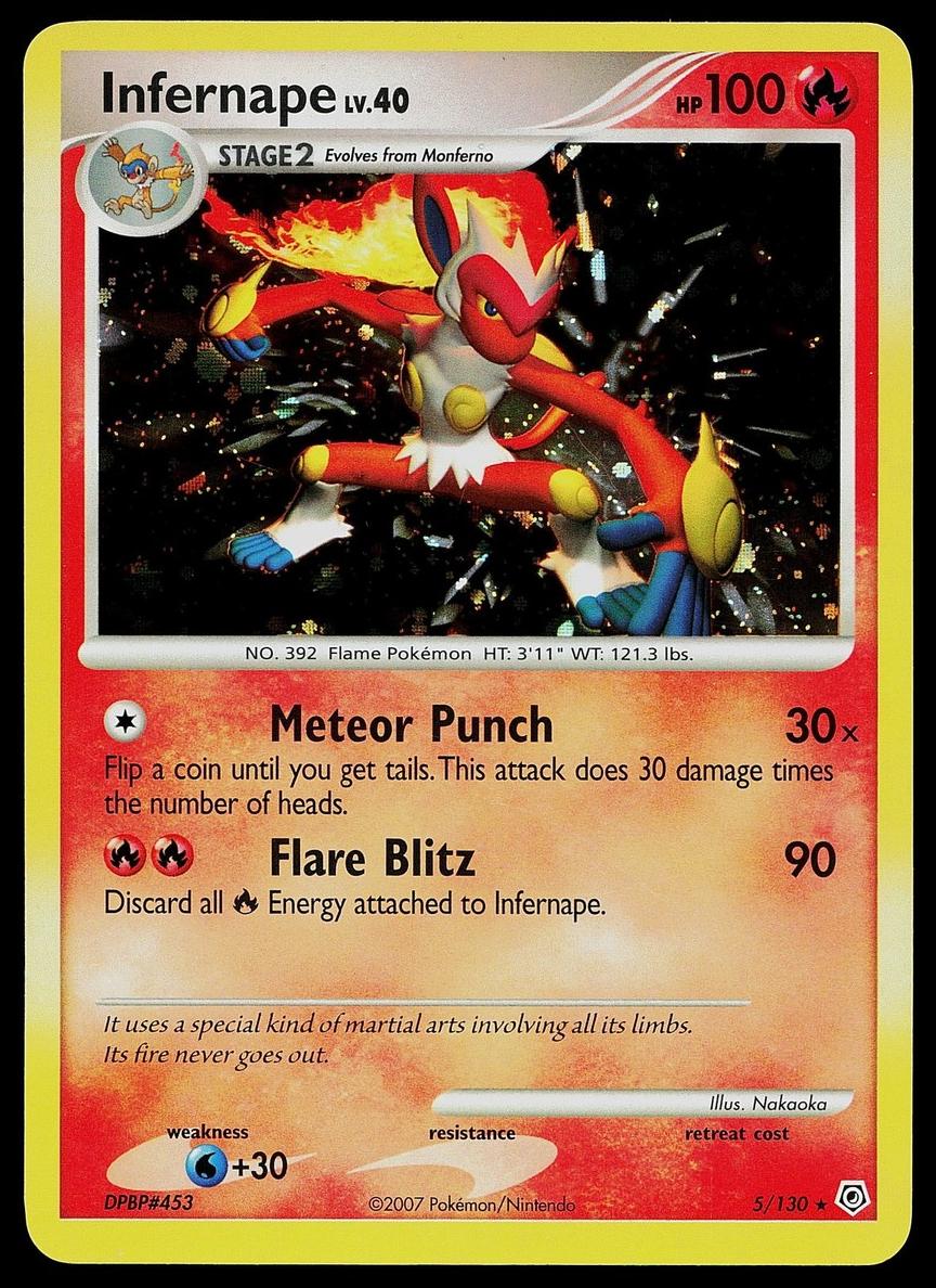 Infernape 2007 Pokemon Diamond & Pearl