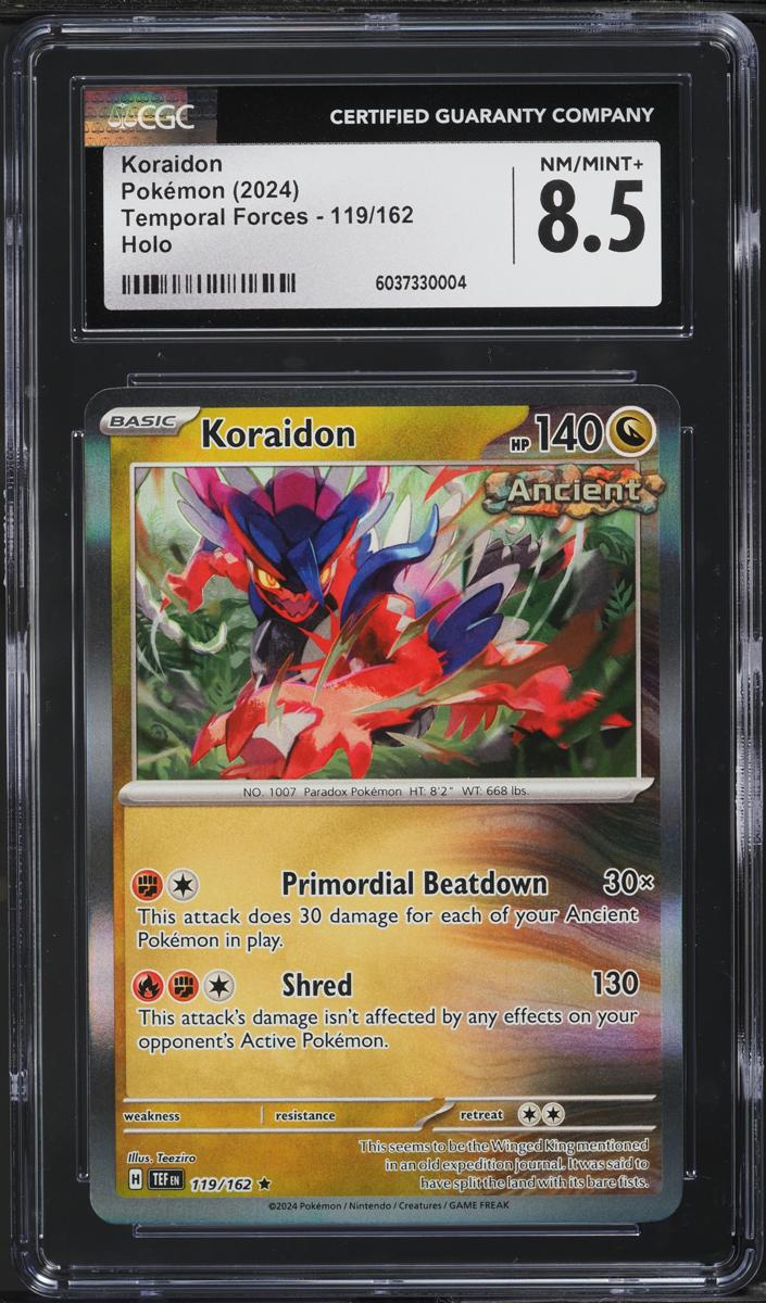 Koraidon Holo 2024 Pokemon Scarlet & Violet Temporal Forces