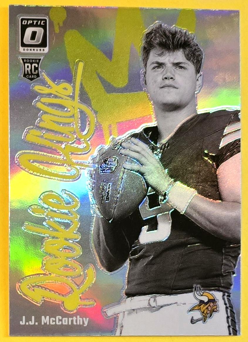 2024 Panini Donruss Optic Rookie Kings J.J. McCarthy #19 card