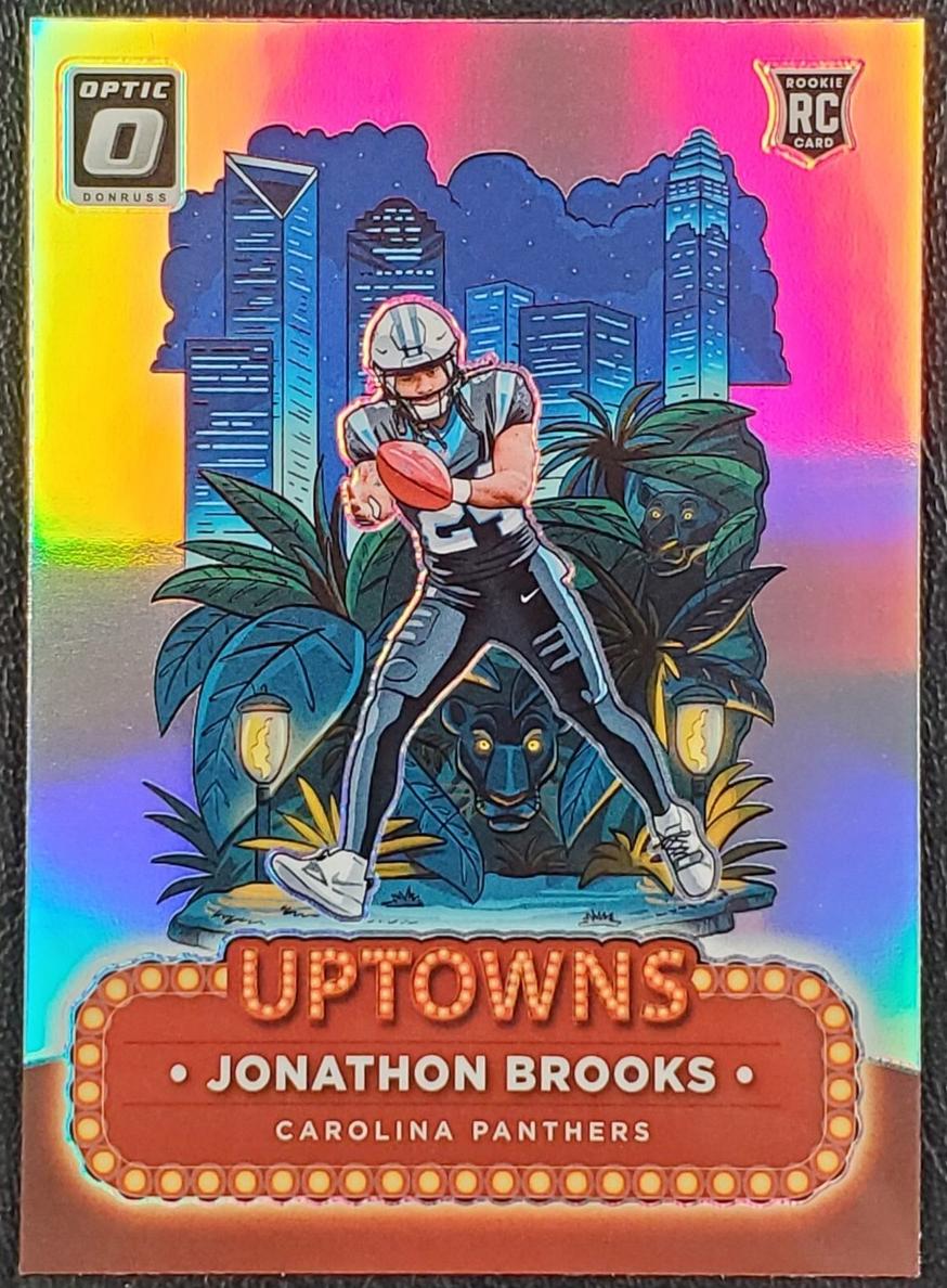 Jonathon Brooks 2024 Donruss Optic Uptowns Football