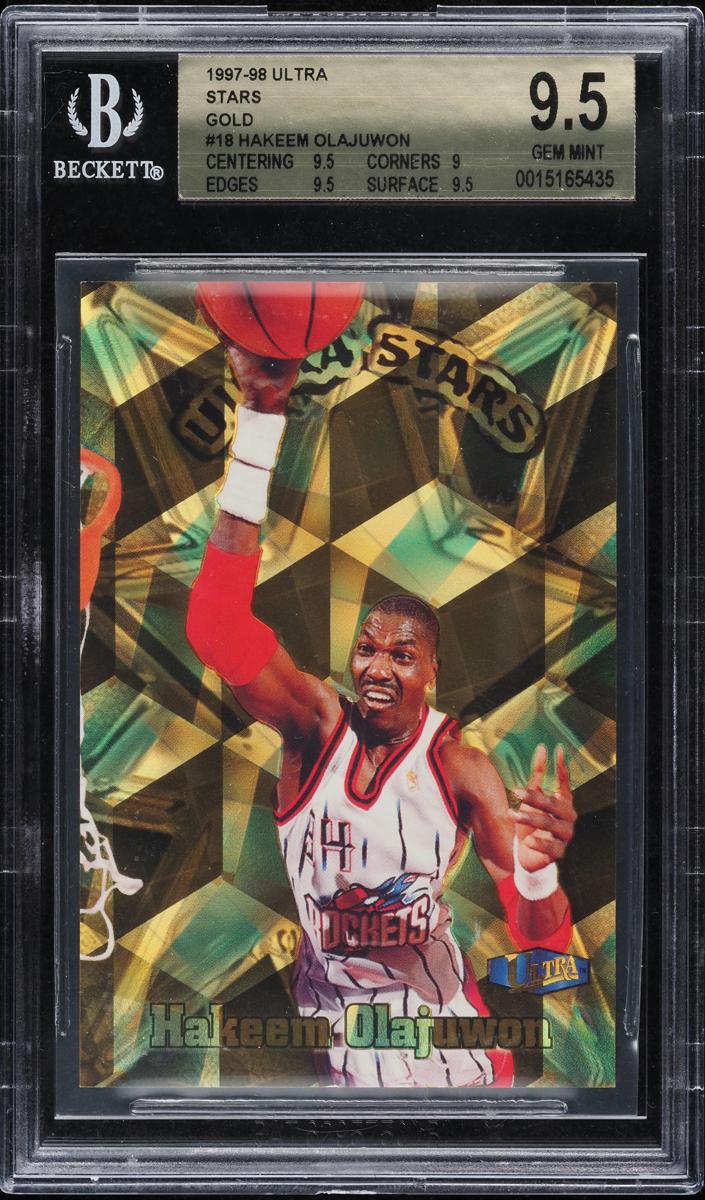 1997 Hakeem Olajuwon [Gold] #18