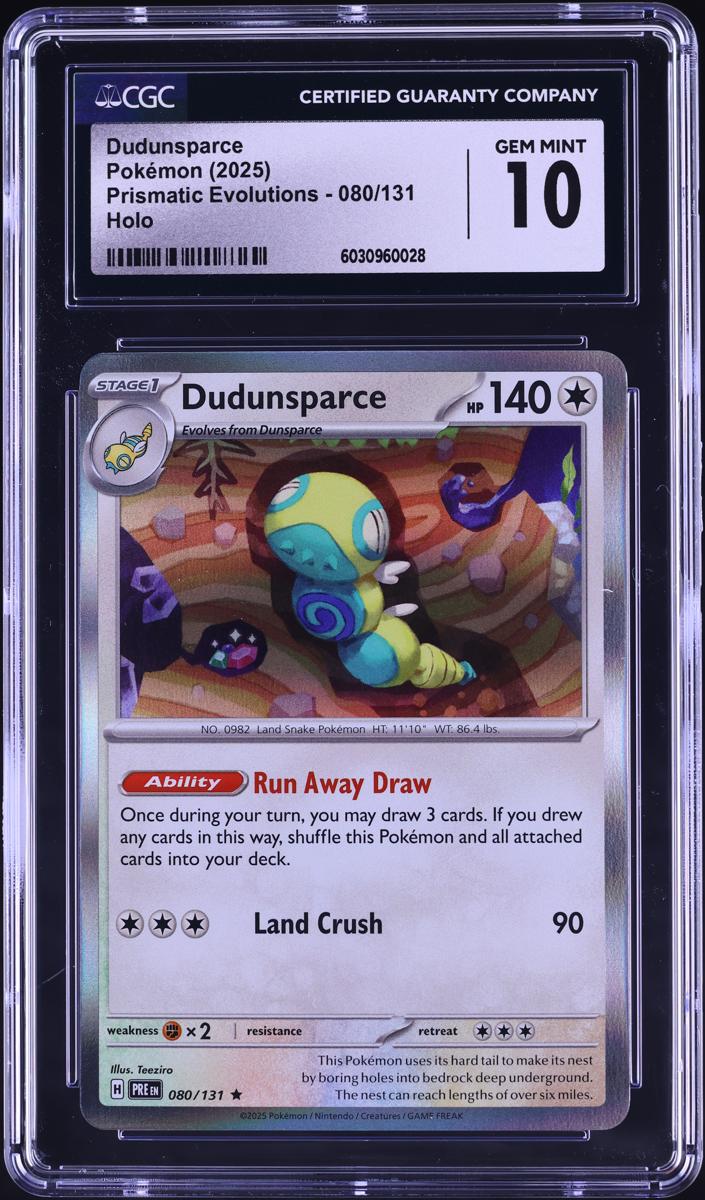 Dudunsparce 2025 Pokemon Scarlet & Violet Prismatic Evolutions