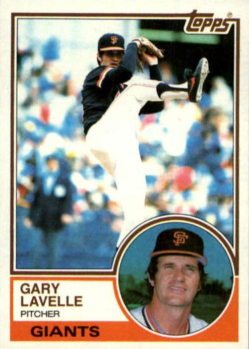 1983 Topps Gary Lavelle #791 card