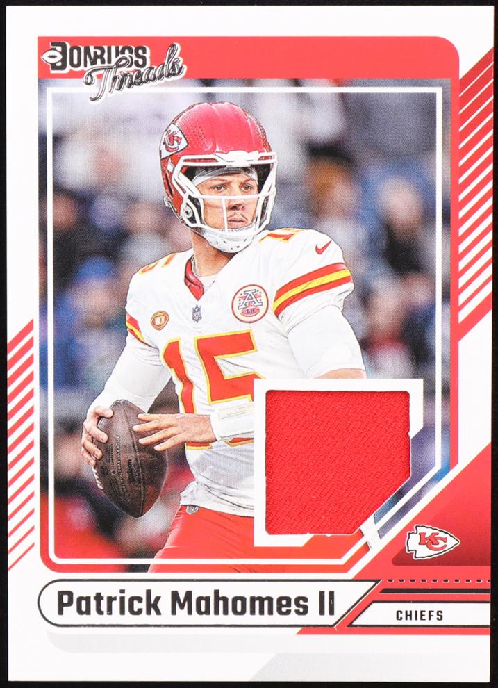 2024 Panini Donruss Threads Patrick Mahomes II #DTH-PMA card