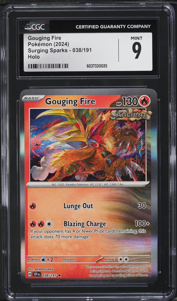 Gouging Fire 2024 Pokemon Scarlet & Violet Surging Sparks