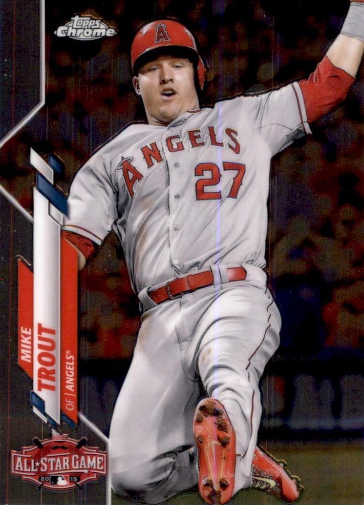 2020 Topps Chrome Update Mike Trout #U-69 card