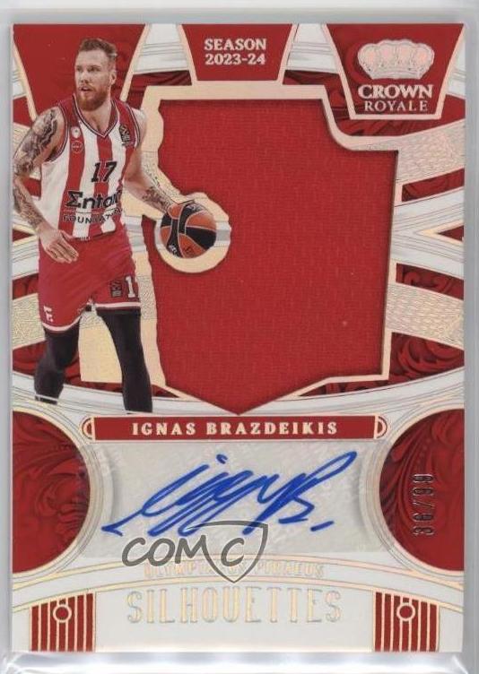 2023 Panini Crown Royale Turkish Airlines EuroLeague Ignas Brazdeikis #SL-DEK card