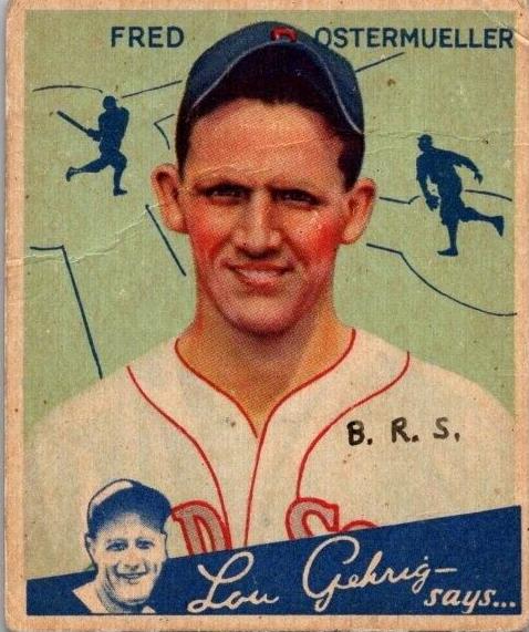 1934 Fred Ostermueller #93