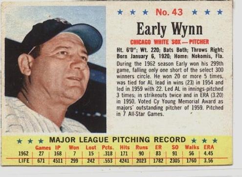 1963 Early Wynn #43