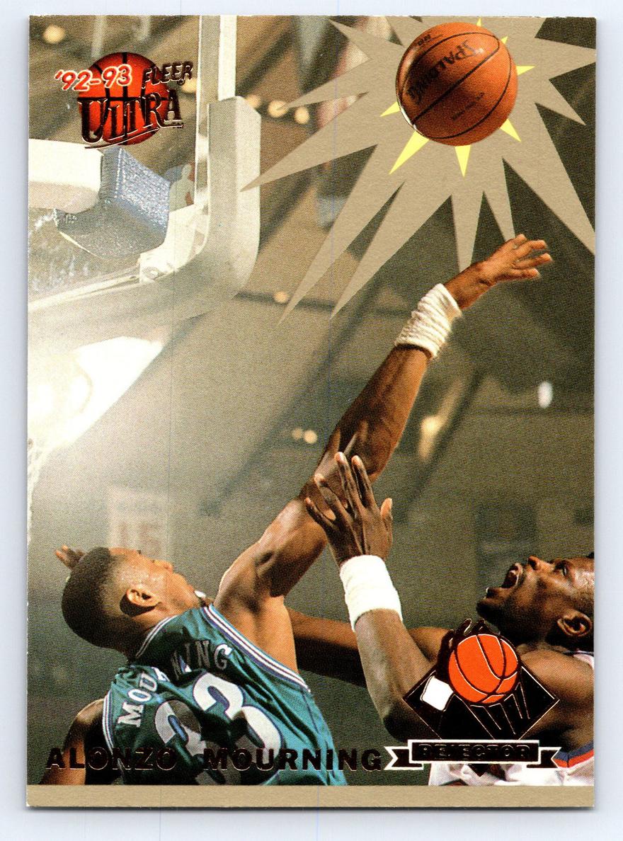 Alonzo Mourning 1992 Fleer Ultra Rejectors Basketball