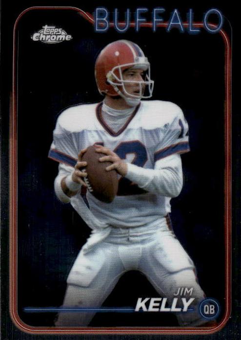 Jim Kelly 2024 Topps Chrome Football card