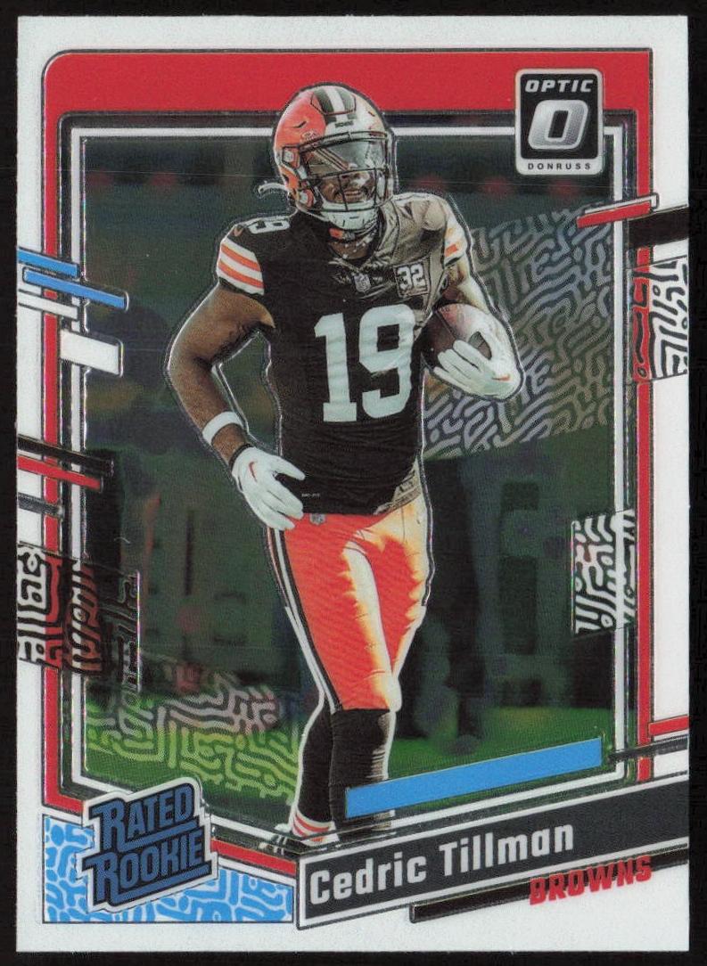 Cedric Tillman 2023 Donruss Optic Football card