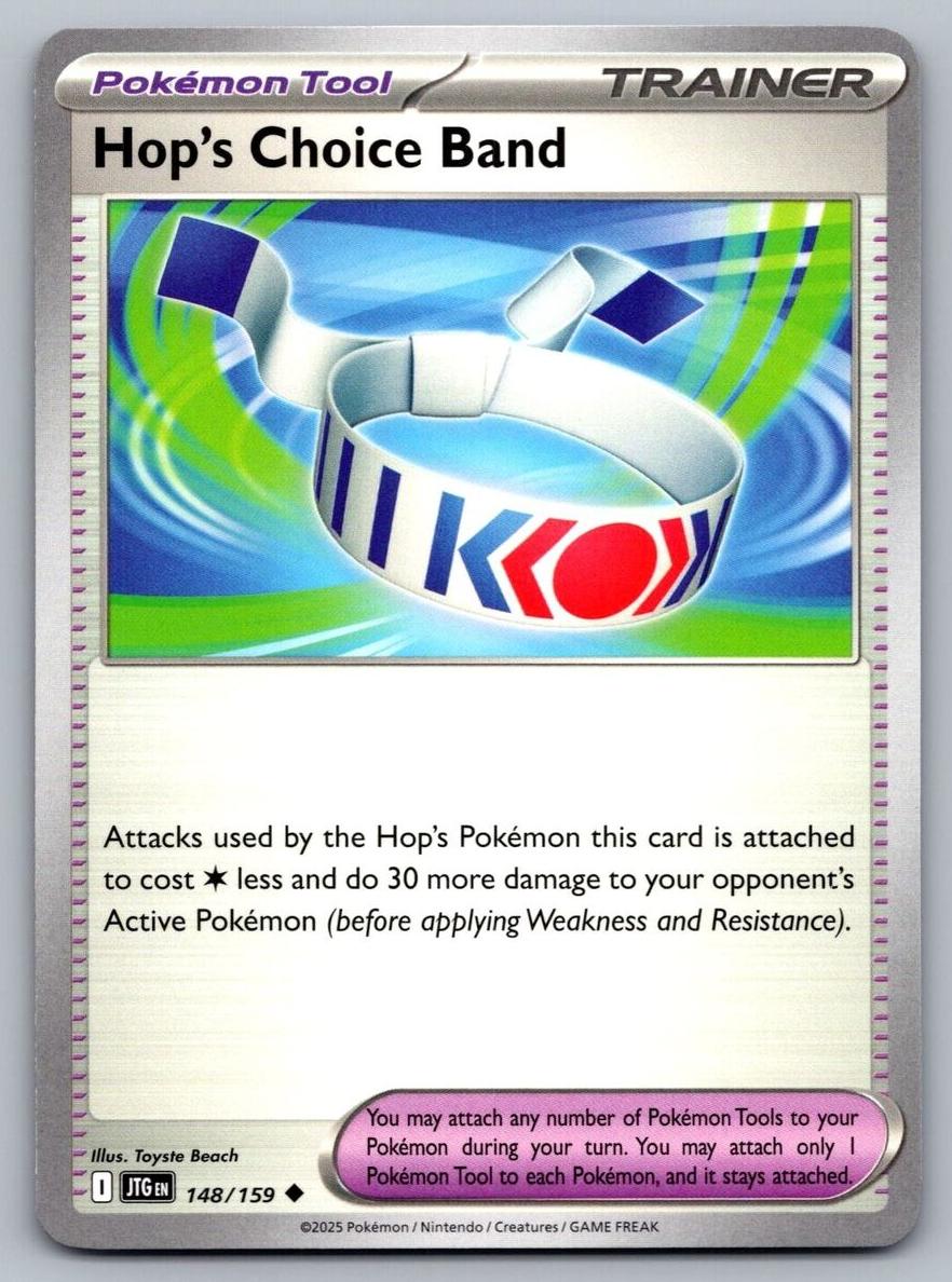 Hop's Choice Band 2025 Pokemon Scarlet & Violet Journey Together