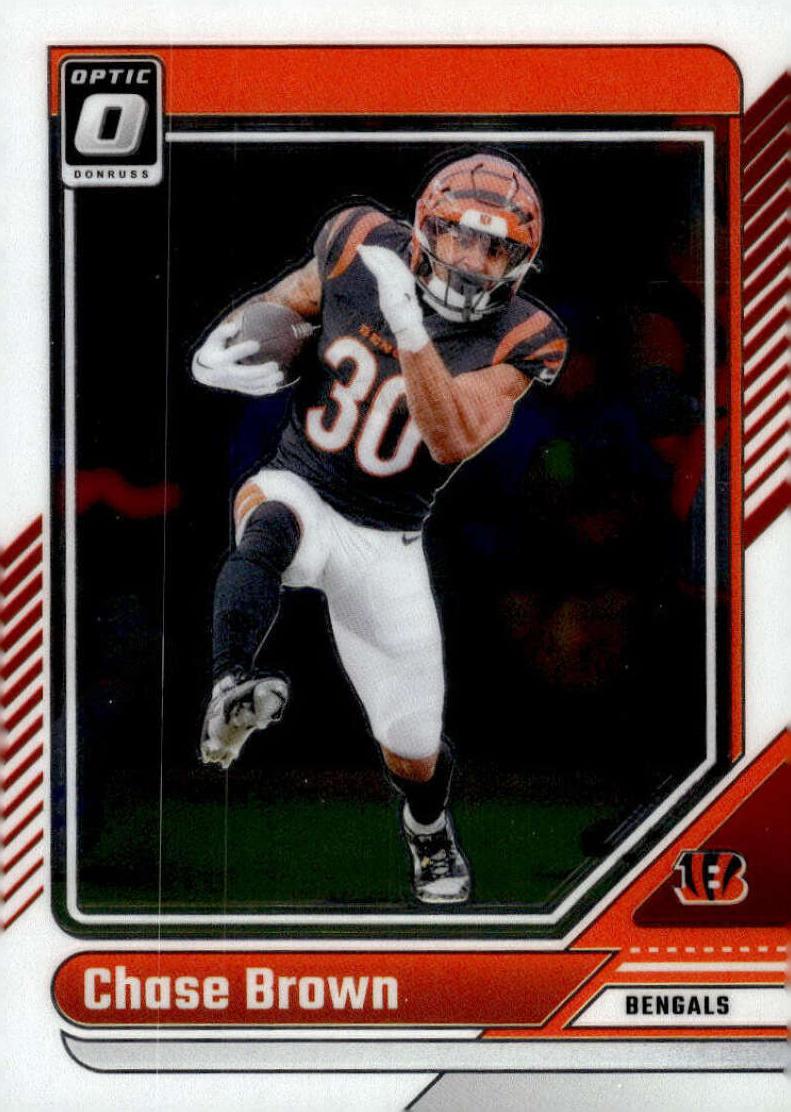 Chase Brown 2024 Donruss Optic Football card