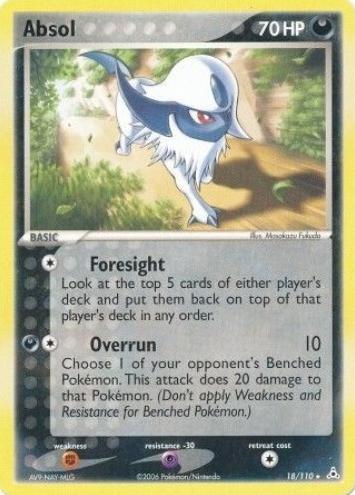 Absol 2006 Pokemon EX Holon Phantoms