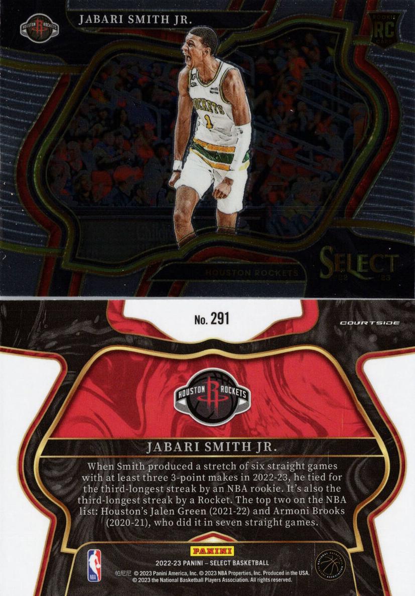 2022 Jabari Smith Jr. [Green Disco Prizm] #291
