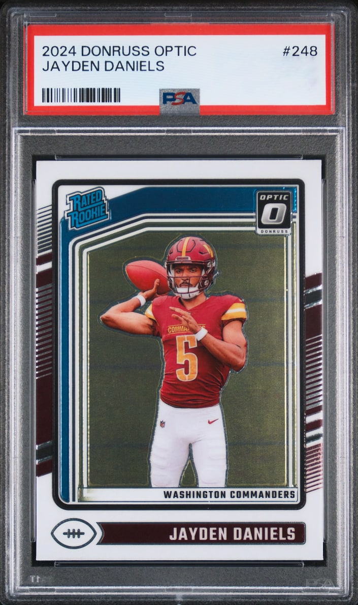 Jayden Daniels 2024 Donruss Optic Football