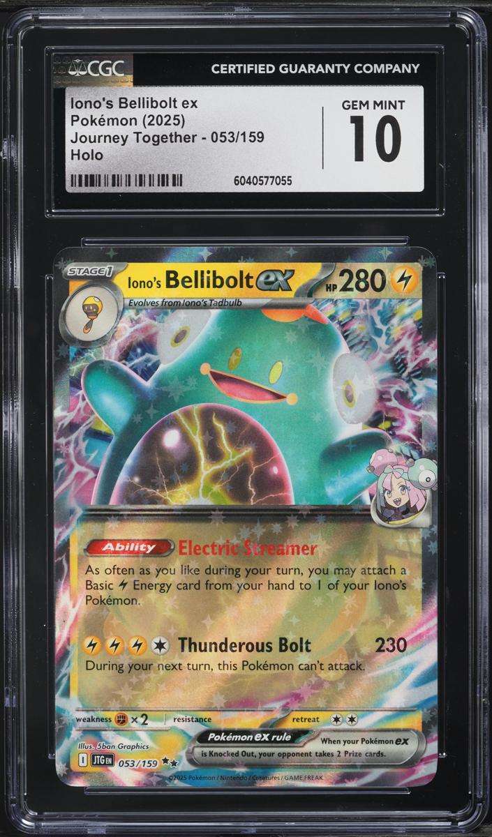 Iono's Bellibolt EX 2025 Pokemon Scarlet & Violet Journey Together