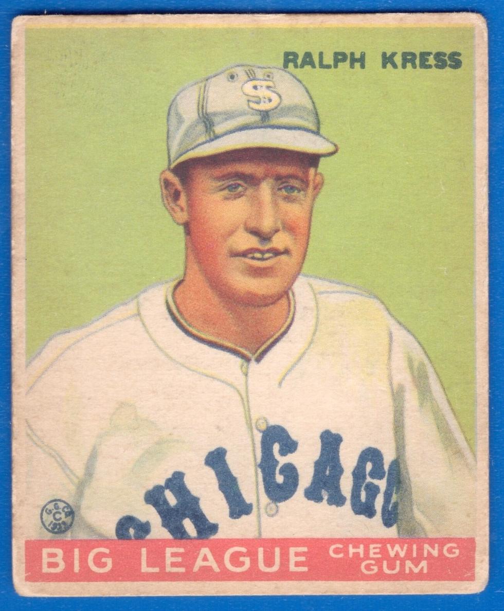 1933 Ralph Kress #33