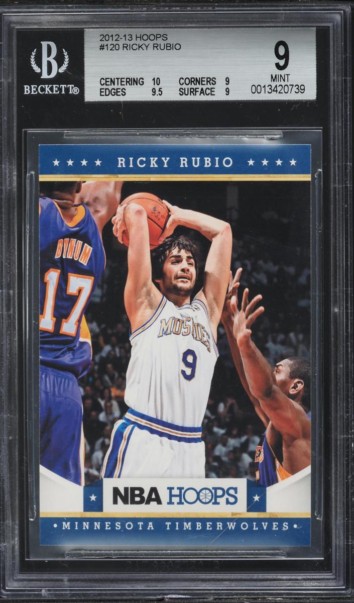 2012 Panini Hoops Ricky Rubio #120 card