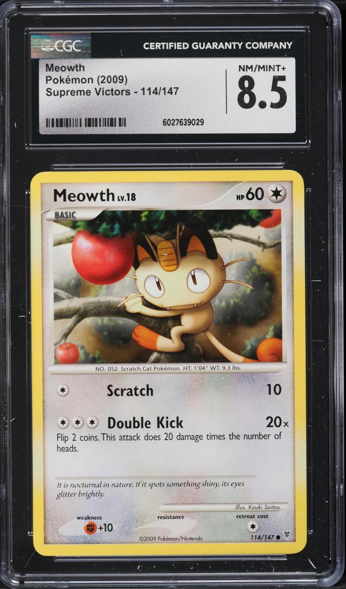 Meowth 2009 Pokemon Platinum Supreme Victors