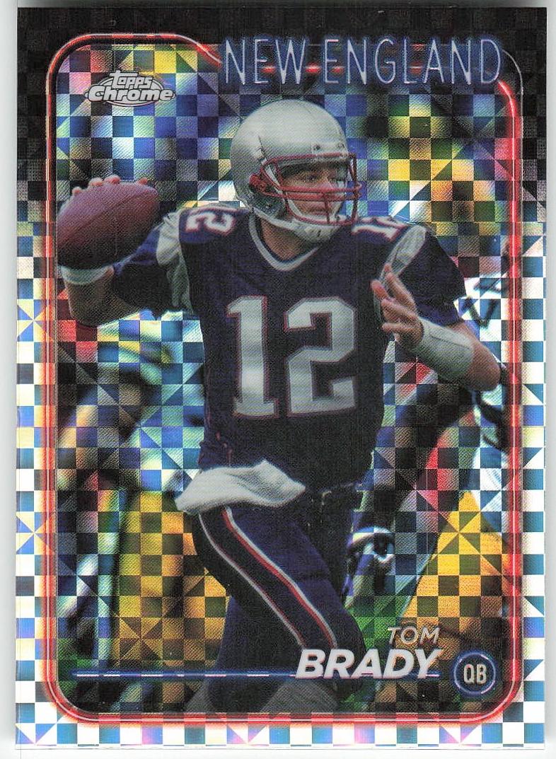 Tom Brady 2024 Topps Chrome Football card