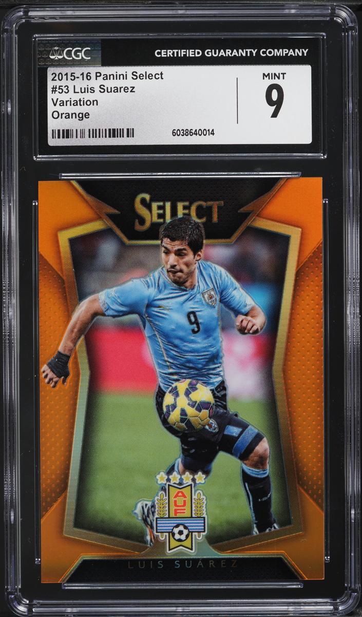 2015 Panini Select Luis Suarez [Orange] #53 card