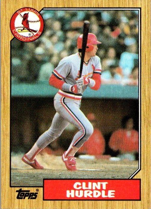 1987 Topps Clint Hurdle #317 card