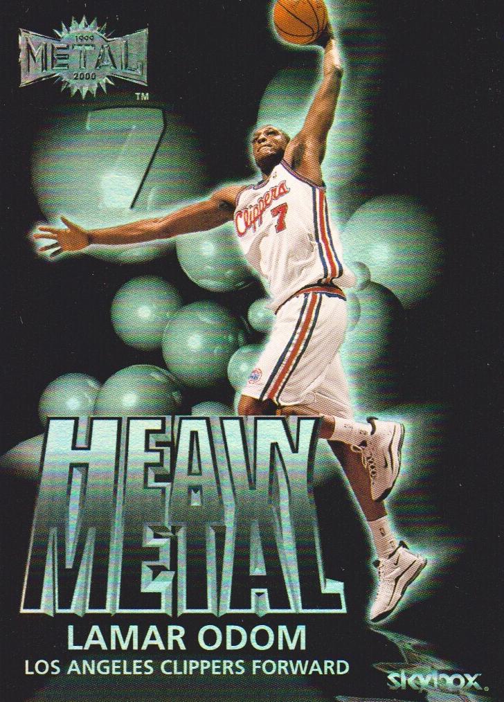 1999 Metal Lamar Odom #3 H card
