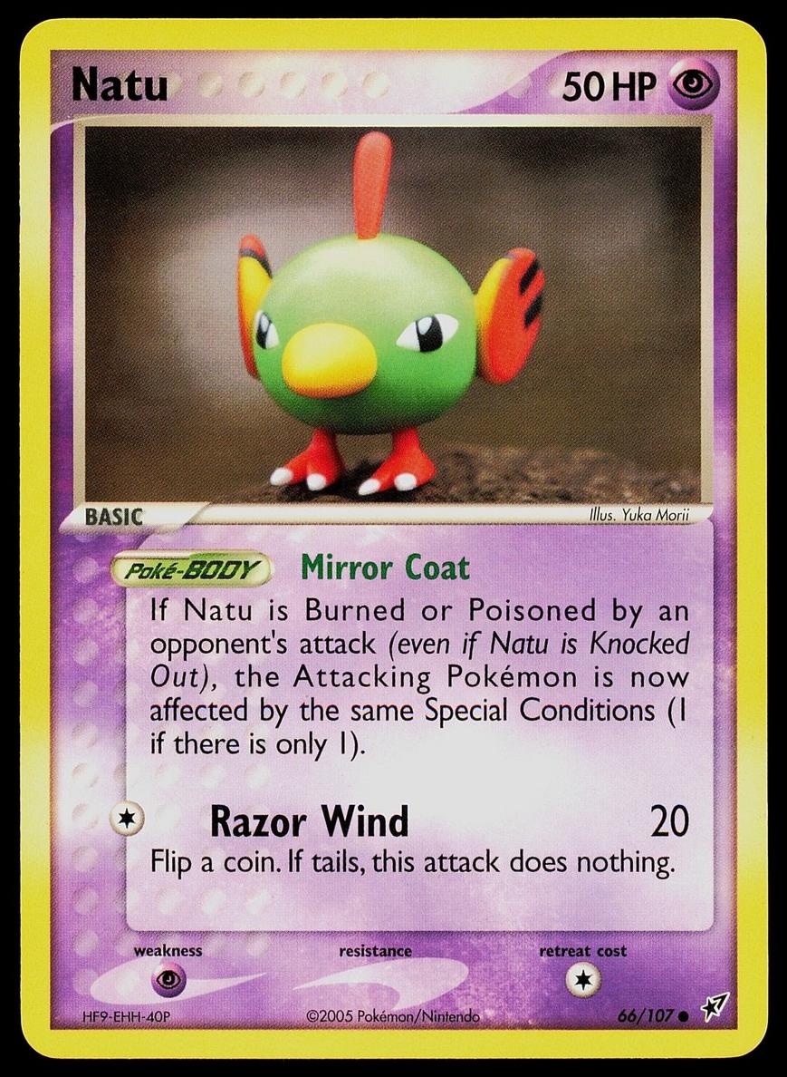 Natu 2005 Pokemon EX Deoxys
