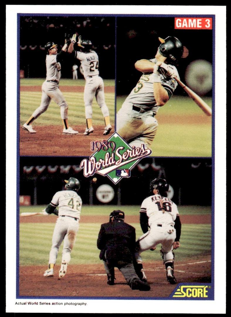 1990 World Series Game 3 #702