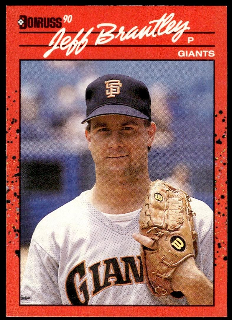 1990 Donruss Jeff Brantley #466 card
