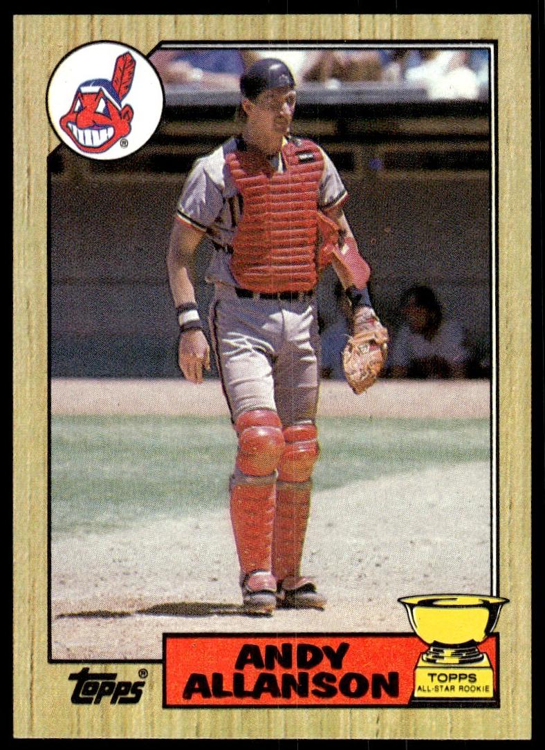 1987 Topps Andy Allanson #436 card