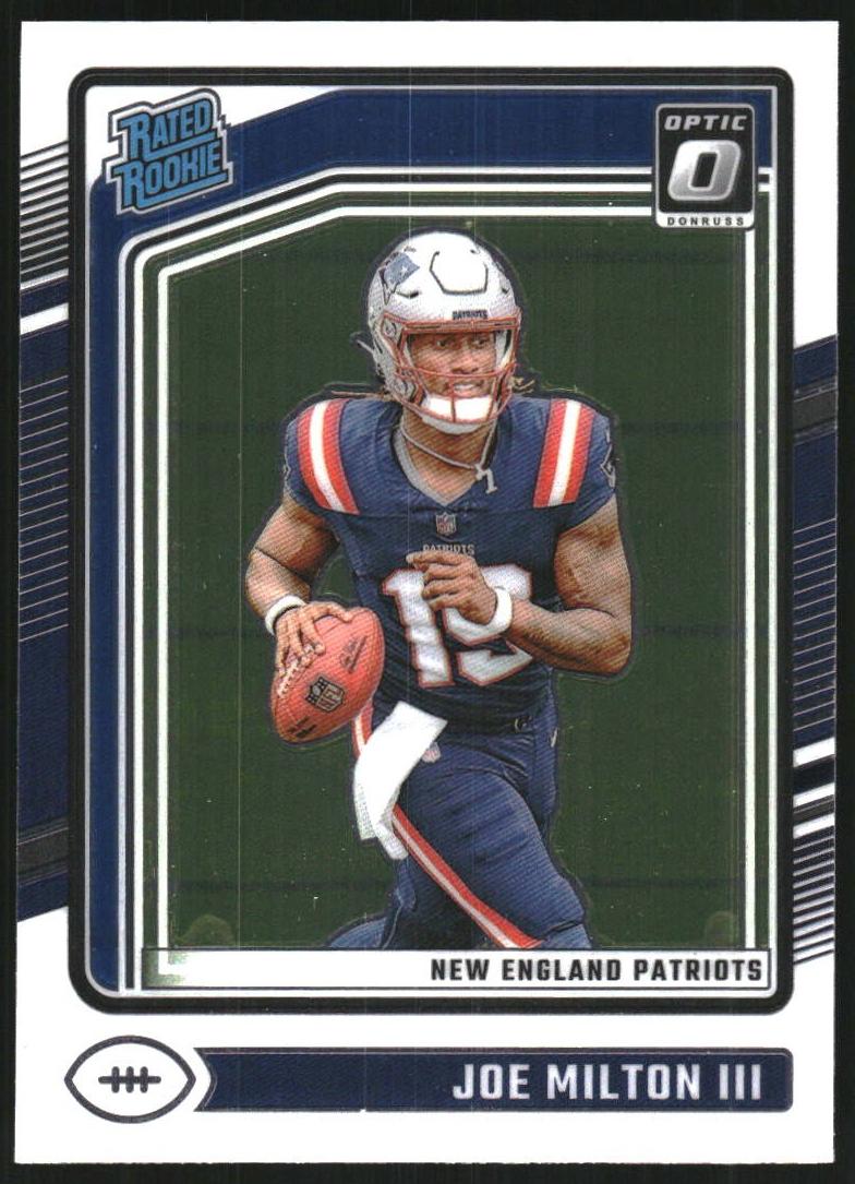 Joe Milton III 2024 Donruss Optic Football card