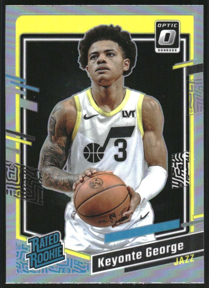 2023 Panini Donruss Optic Purple #223 Keyonte George front