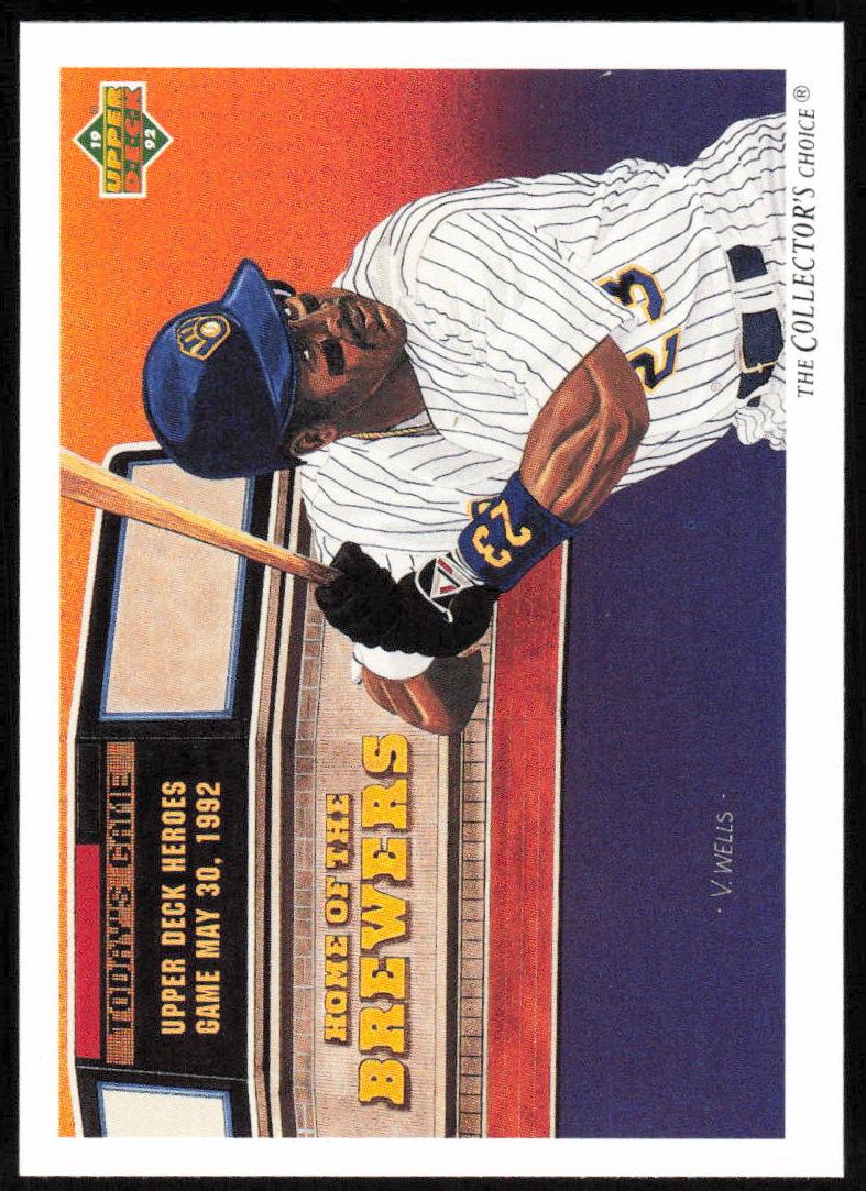 1992 Upper Deck Greg Vaughn #97 card