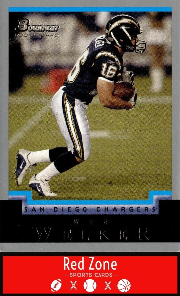 Wes Welker 2004 Bowman Football