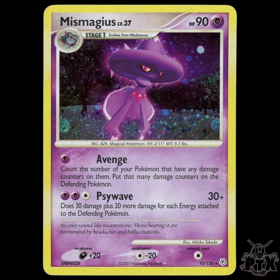 Mismagius 2007 Pokemon Diamond & Pearl
