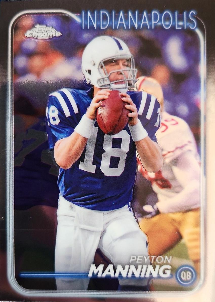 Peyton Manning 2024 Topps Chrome Football card